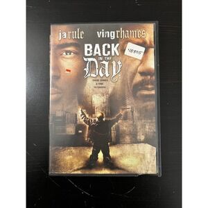 Back in the Day DVD Ja Rule Ving Rhames Crime Drama 2005 DEJ Productions R Rated